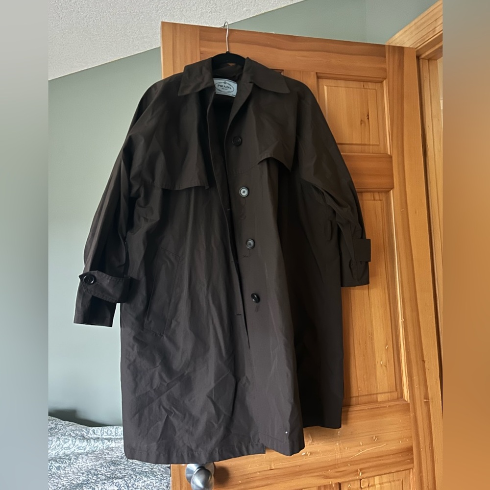 Prada Brown Trench Coat